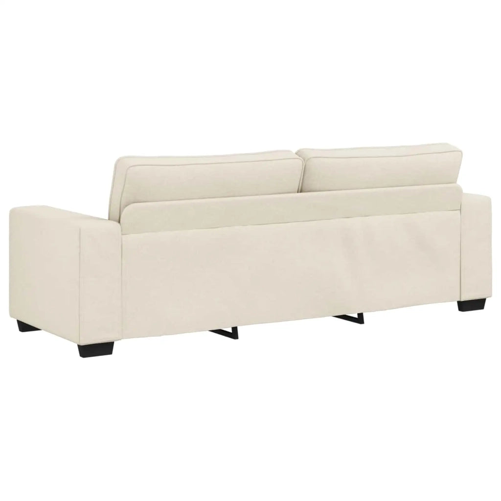 Divano 2 pcs Beige 221 x 80 x 82 cm Tessuto misto lino 3324688