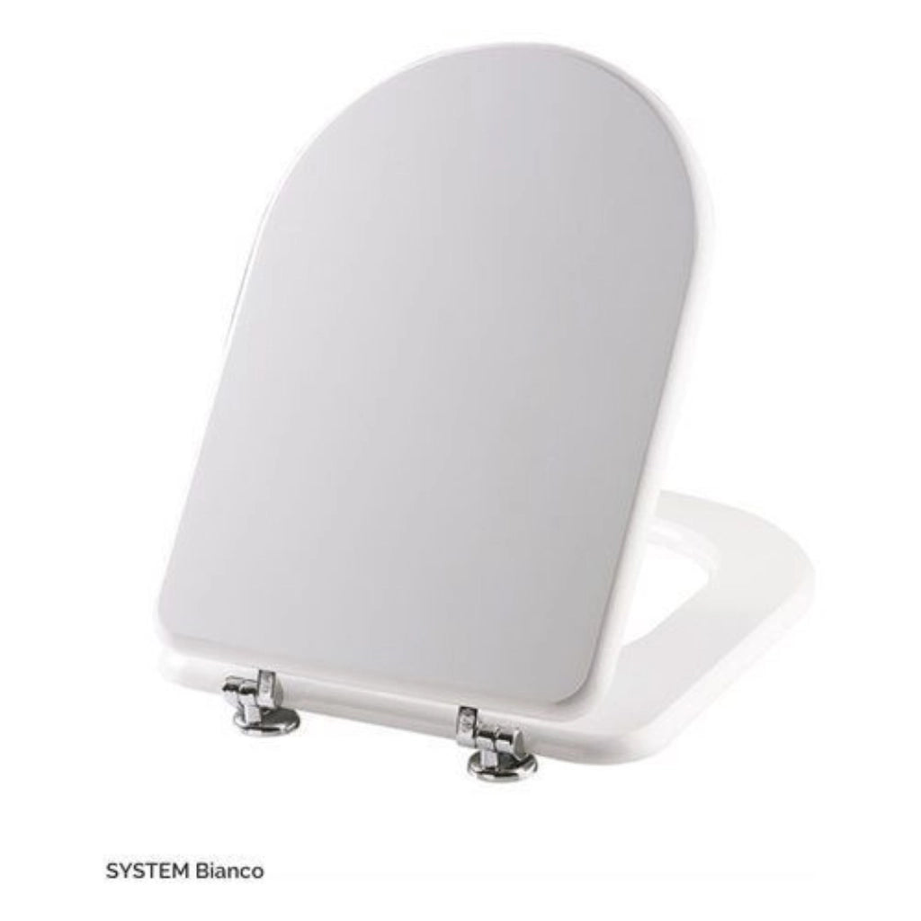 Sedile Copriwater Per Vaso Compatibile System Bianco By Seba - Seba