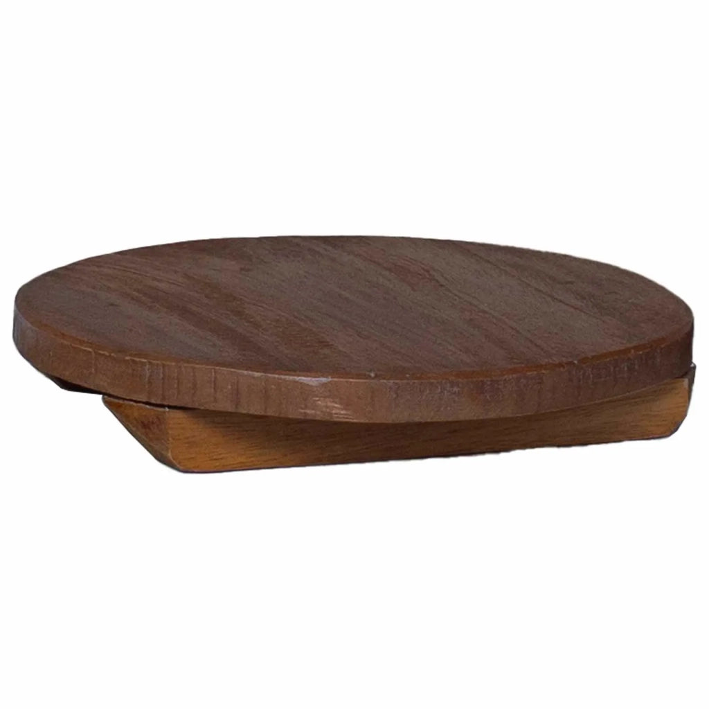 Sgabello per Piante 3 pcs Marrone Legno di Mogano 42012375