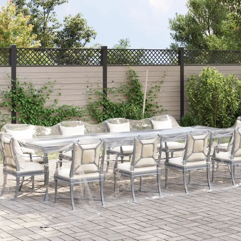 Telone Trasparente con Occhielli 4x8 m in PVC