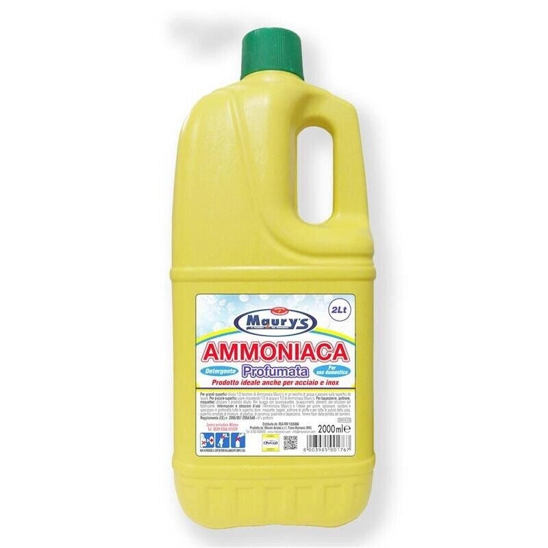 MAURY'S SET 6 CONFEZIONI DI AMMONIACA PROFUMATA 2 LT