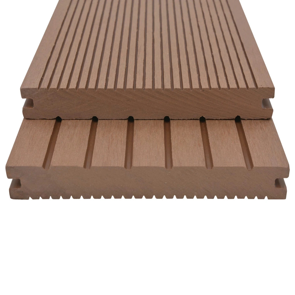 Pavimento da Deck 60 pcs Marrone Chiaro WPC 3444735