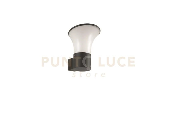 APPLIQUE DA ESTERNO ARES NERO 1 LUCE ATTACCO E27 IP54 H.21CM