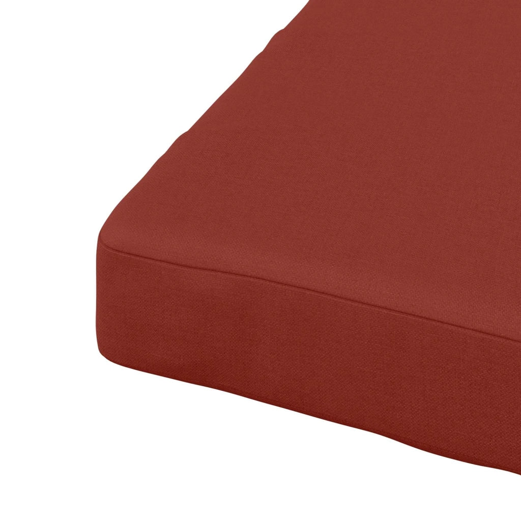 Cuscini per Sedia in 4 Pezzi SOEST 4 pz 100% Poliestere Rosso 945008