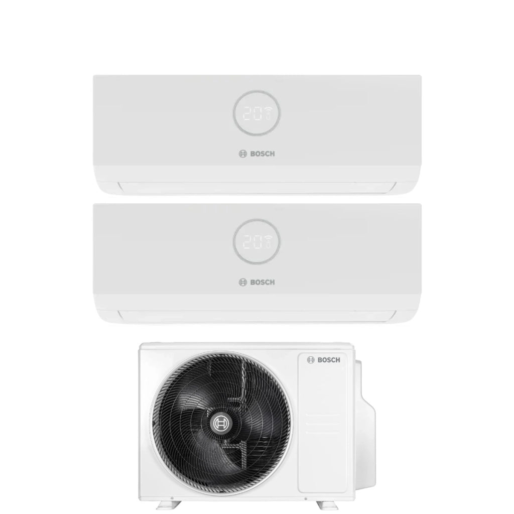 Condizionatore Dual Split Bosch Climate 3000i 9+18 con CL5000M 62/3 E R-32 Wi-Fi Optional