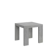 Tavolo allungabile 90x90/246 cm Roxel Cemento