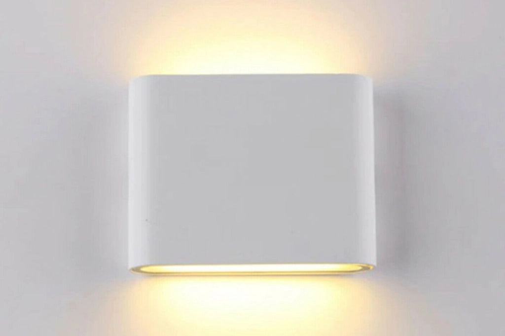 Applique lampada led da parete rettangolare luce fredda doppia luce 2732