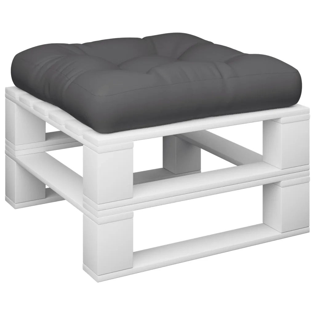 Cuscino per Pallet Antracite 60x60x12 cm in Tessuto 360447