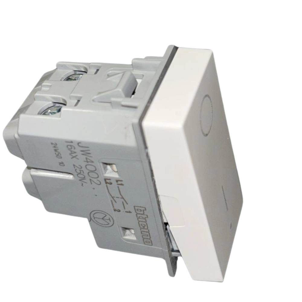 Bticino jw4002 interruttore bipolare 2p 16a 250vac bianco modulare