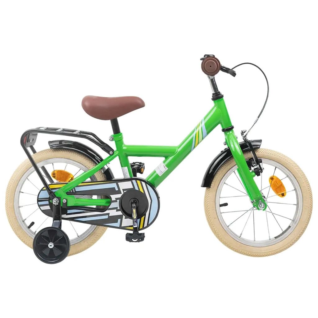 Bicicletta per Bambini | Bici per bambini 16 Pollici per bambini di 4-6 anni Verde