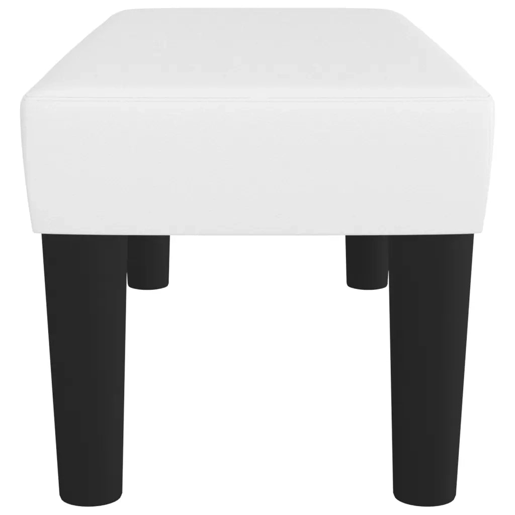 Panca Bianca 70x30x30 cm in Similpelle 346633