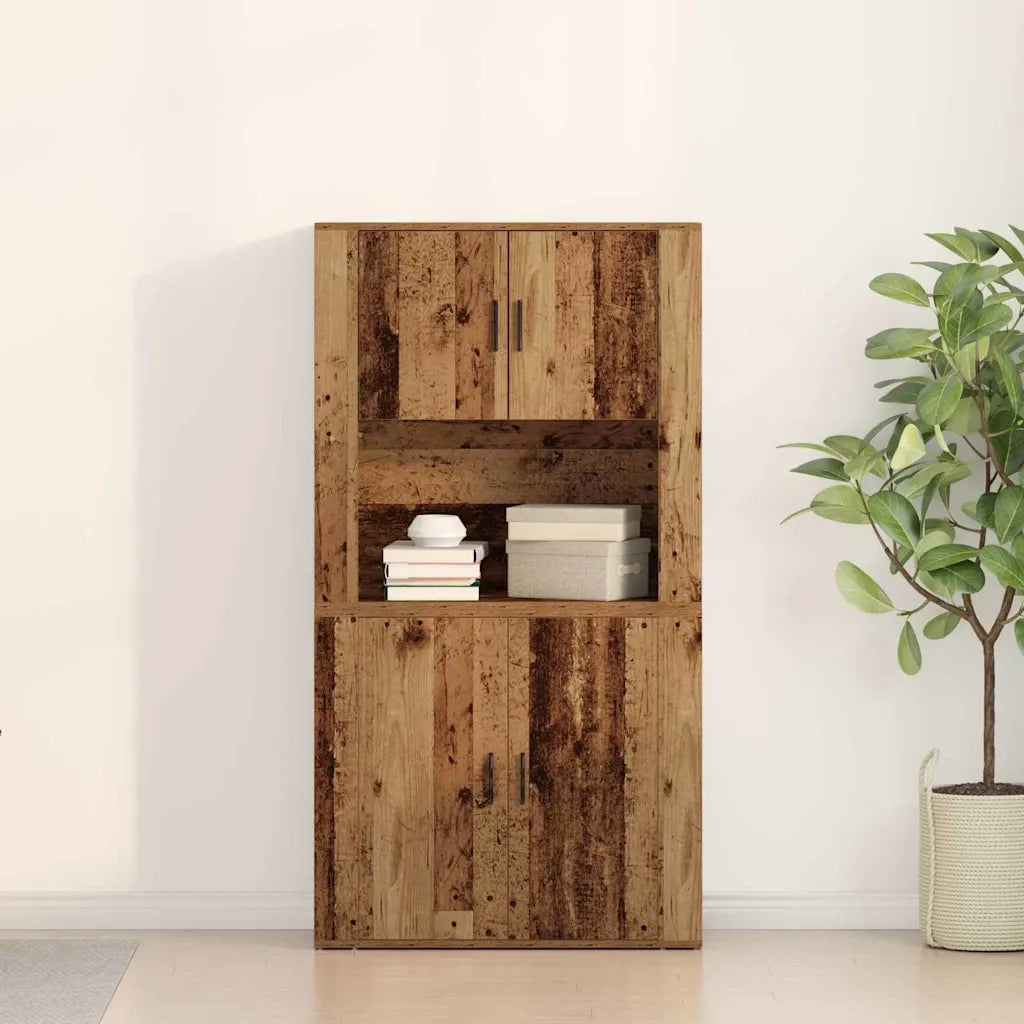 Credenza Legno vecchio 80 x 33 x 150 cm Legno multistrato 3334336