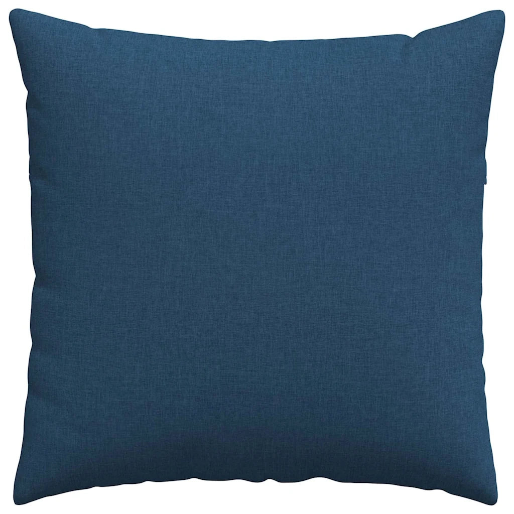 Cuscini da Divano 2 pz-Set di 2 Cuscini per Sofa Blu 60 x 60 cm Tessuto