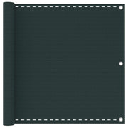 Schermo da balcone Verde Scuro 75 x 700 cm HDPE e alluminio 4002972