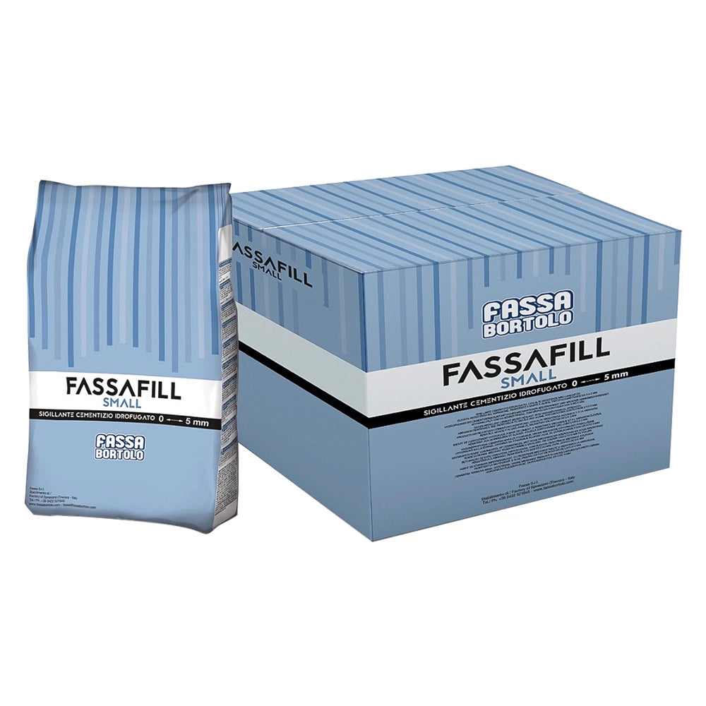 Sigillante per Fughe Fassabortolo Fassafill Small Grigio 5 Pezzi 5 kg