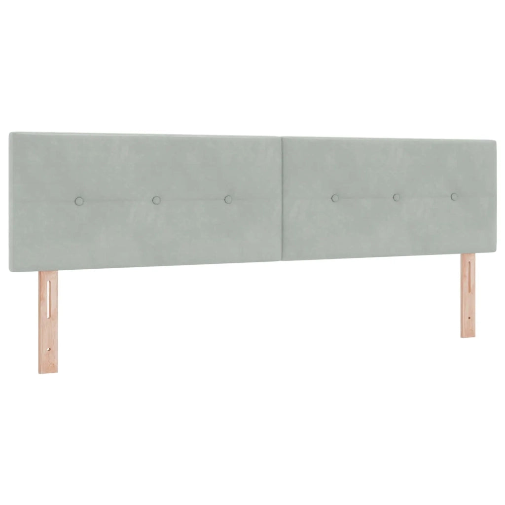 Letto box spring con materasso Grigio Chiaro 180 x 200 cm 3450764