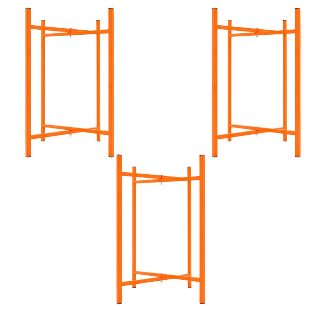 Cavalletti x2 + Supporti Tavola Malta x3 75cm Acciaio Heavy Duty