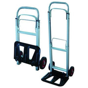 VIGOR 59710-10 Carrello Portatutto Pieghevole in Alluminio Portata 70 Kg dimensioni aperto 42X35X107 cm colore Grigio