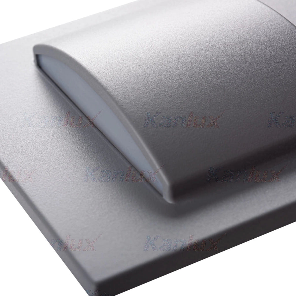 Luce scala da incasso ERINUS LED nera 12V 4000K Kanlux