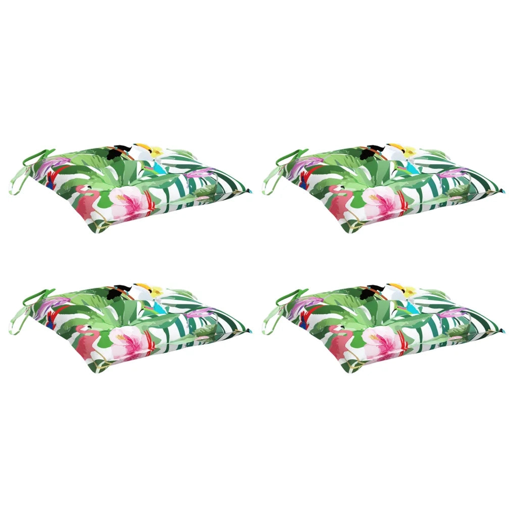 Cuscini per Sedia 4 pz Multicolore 40x40x7 cm Tessuto 361493
