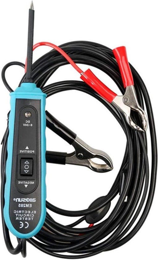 Kit di Test per Tensione Continua Digitale per Auto e Circuiti - Prova Continuità e Tensione con Finder di Cavi e Circuito