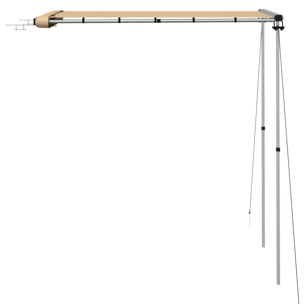 Tendalino per Camper e Roulotte 1,2x2x2,15 m Beige 148133