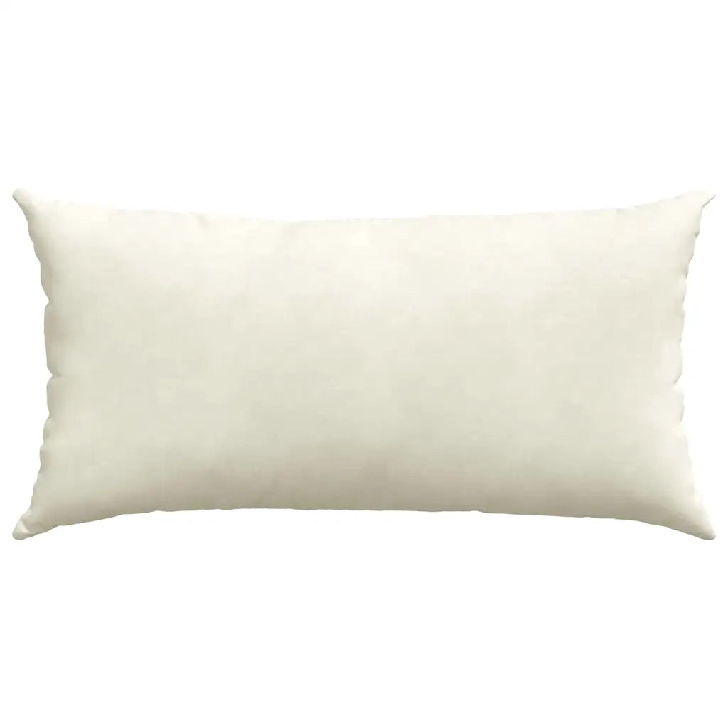 Cuscini da Divano 2 pz-Set di 2 Cuscini per Sofa Crema 80 x 40 cm Tessuto in Cords 828581