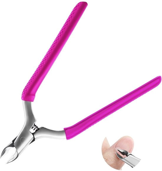 Tang per unghie professionale - per rimuovere le unghie - con manico antiscivolo - in acciaio inossidabile - per una rimozione precisa - tang per unghie.