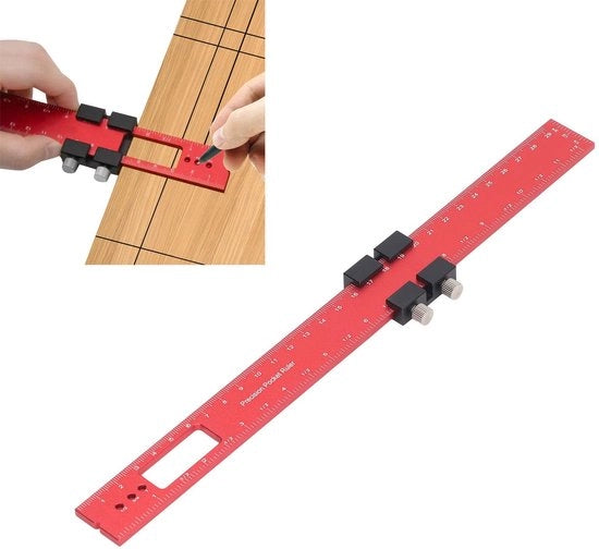 Liniaal per lavori in legno 300 mm - Liniaal preciso