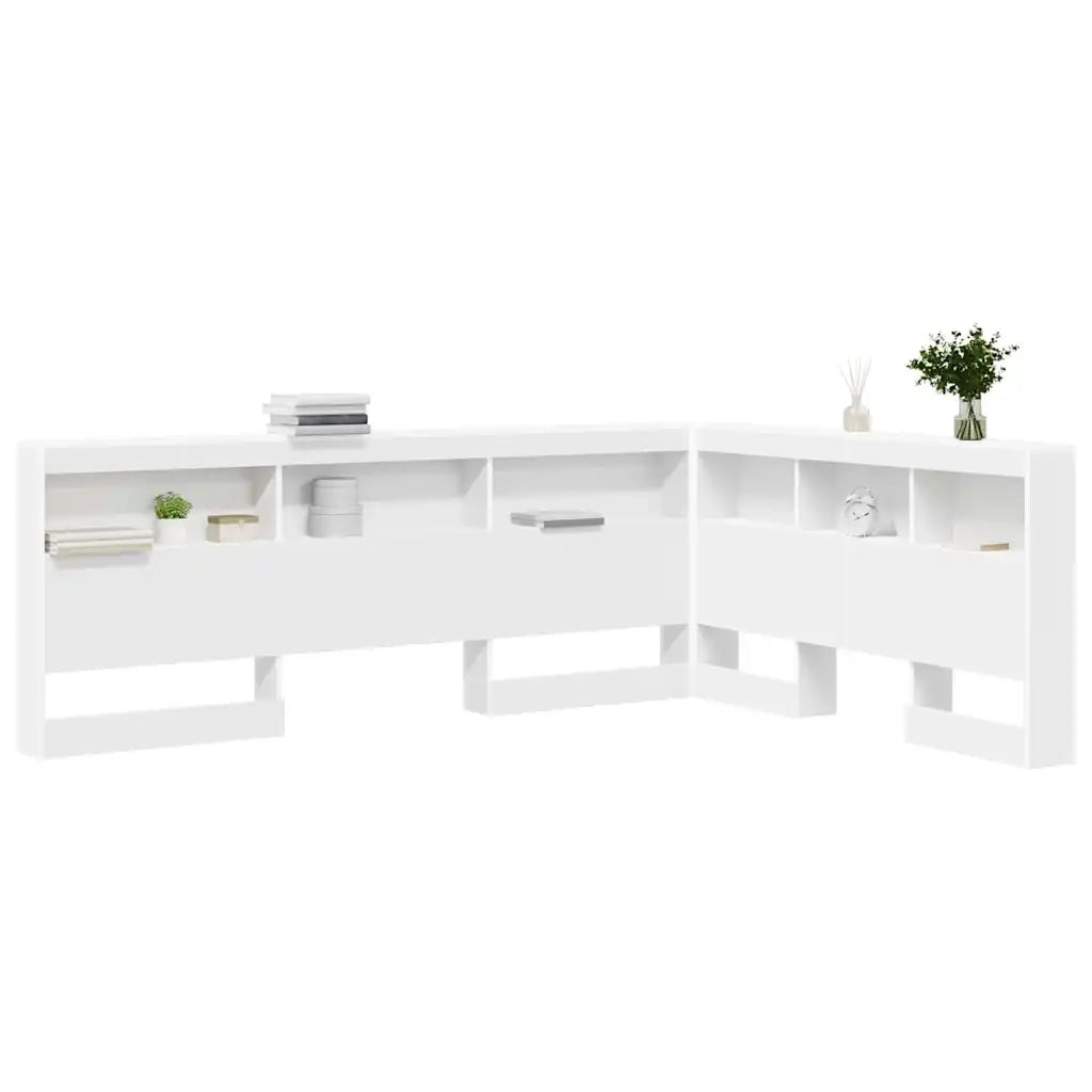 Testata contenitore Bianco 150 cm Legno multistrato 3335493