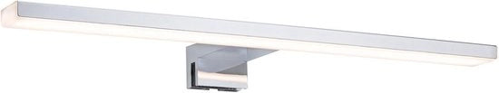 Lampada da soffitto LED con specchio IP44 400mm - 1x80W cromato plastica 3000K