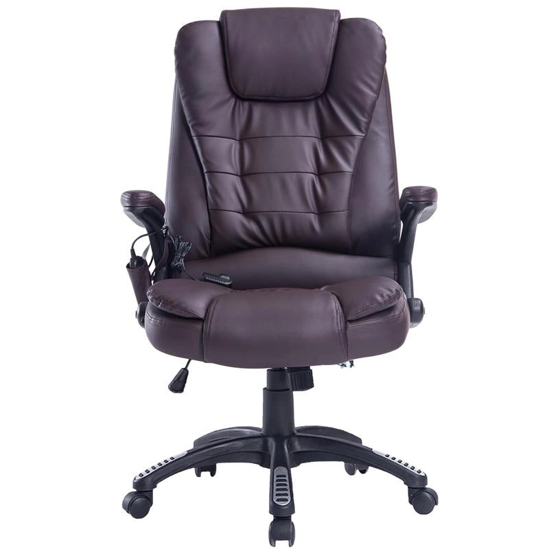 POLTRONA SEDIA MASSAGGIANTE DA UFFICIO CON RISCALDAMENTO 62 X 68 X111-121 CM