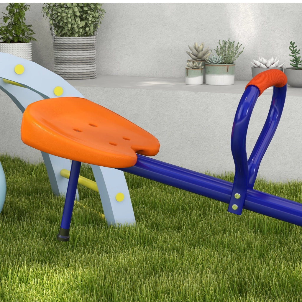 Dondolo per Bambini Regolabile con Base in Acciaio ¨C Minimal ¨C Multicolore