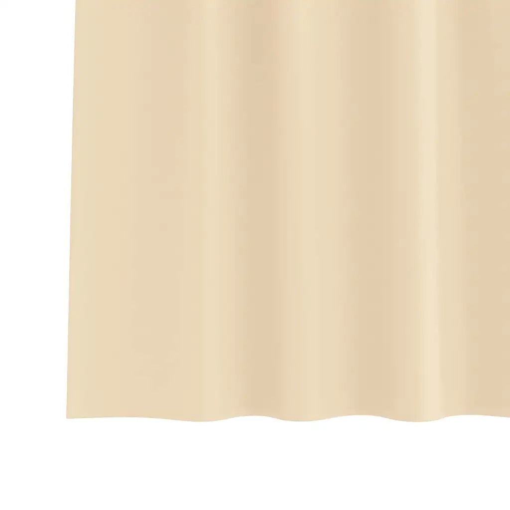 Tende Blackout con Anelli 2 pcs Crema 245 x 140 cm Poliestere 4107596