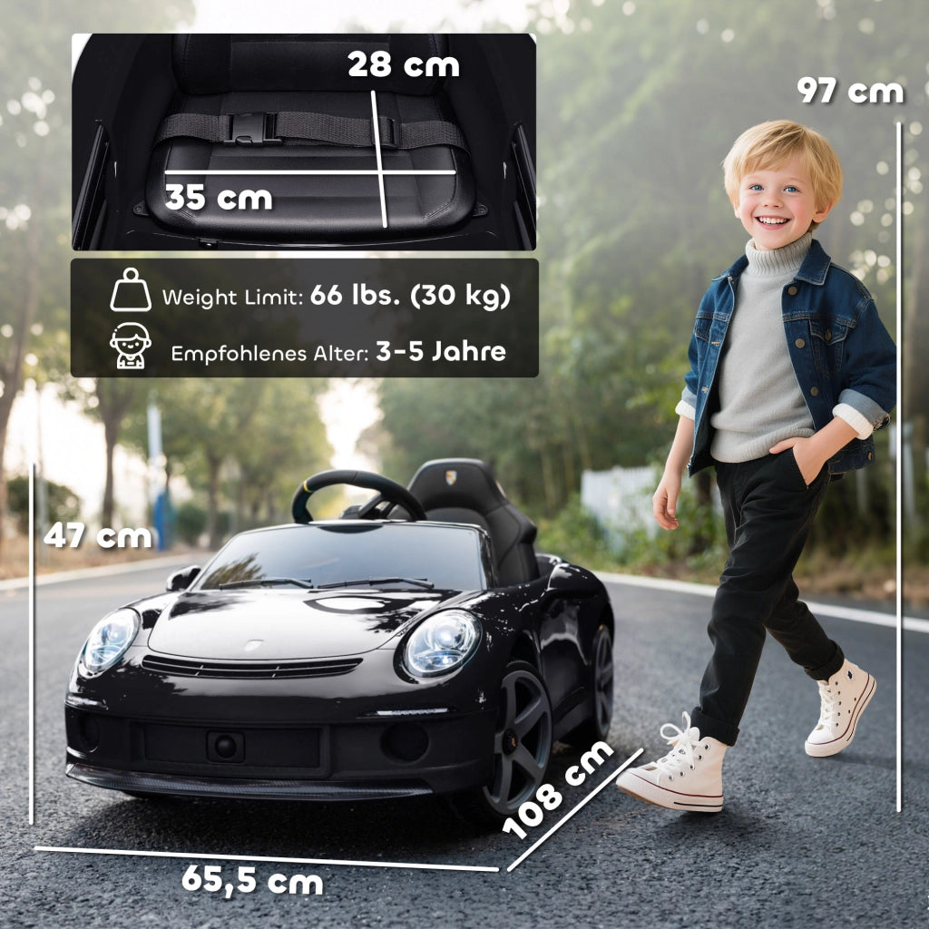Auto elettrica per bambini ¨C zephmum ¨C nero