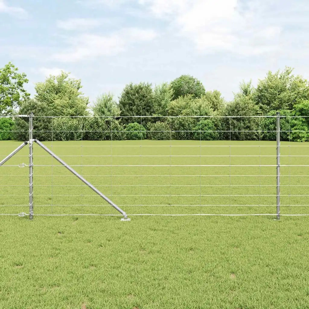 Palo della recinzione Zincato 25 x 1 m Acciaio