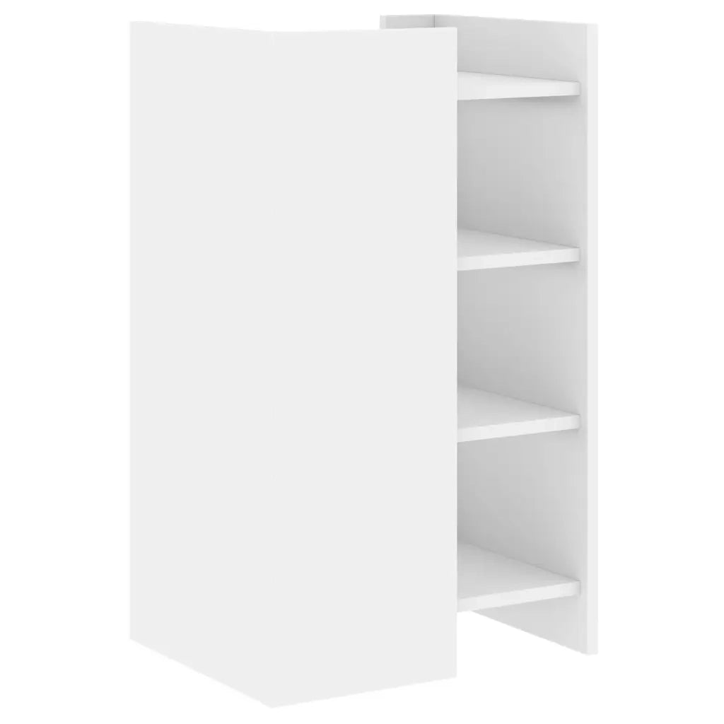 Credenza | Madia | Buffet da pranzo | Armadio da pranzo Bianca 45x35x75 cm in Legno Multistrato