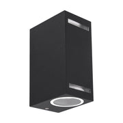 Applique esterna nera su/giù 2xGU10 35W IP54 FOREST Struhm