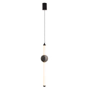 Sospensione tubolare nera LED 10W 3000K Verdes Maxlight