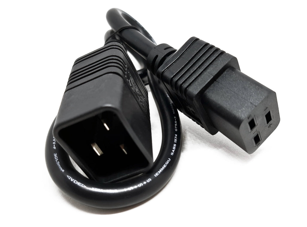 Adattatore alimentazione Dell 0JM291 60cm da C19 a C20 Power Cord per Server Workstation PowerEdge PowerVault 16A PSU