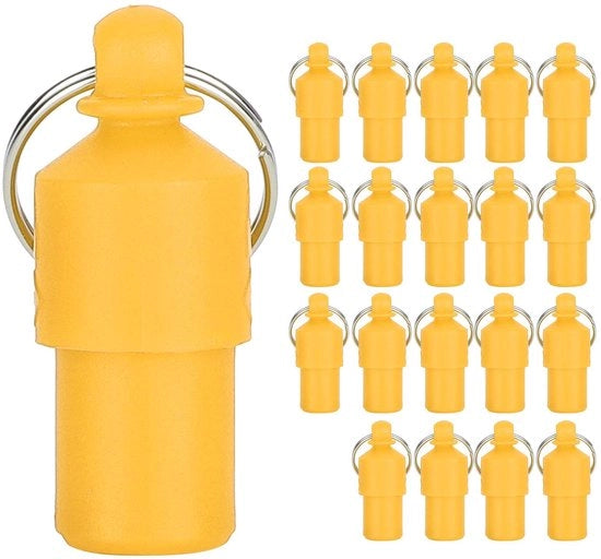 Etichetta di Identificazione per Animali da Compagnia - 20 pezzi - Hanger Anti-Perdita - Plastica - Etichetta Nome/Indirizzo - Adatto per Gatti/Cani - Lunghezza 3 cm - Etichetta per Animali da Compagnia