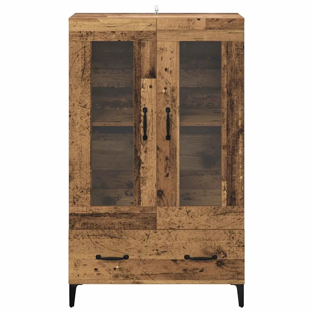 Credenza | Madia | Buffet da pranzo | Armadio da pranzo con cassetto Legno vecchio 70 x 31 x 115 cm