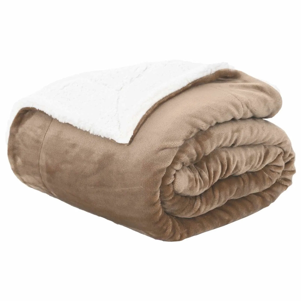 Coperta Cammello 130 x 150 cm Panno 42016977