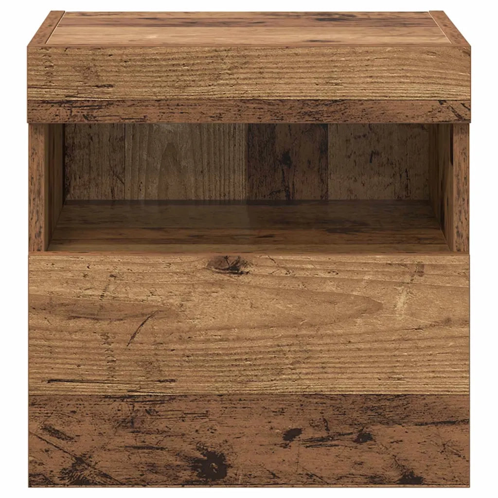 Mobiletti TV da Parete 2 pcs Legno vecchio 40 x 30 x 40 cm 882972