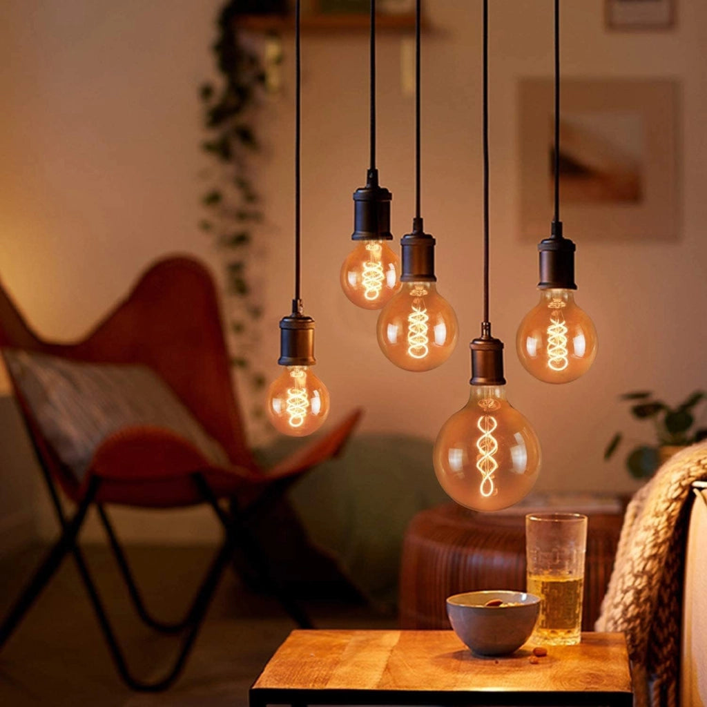 ZMH Bombilla LED  Bombilla Edison 4W G80 Vintage Bullet Bulb