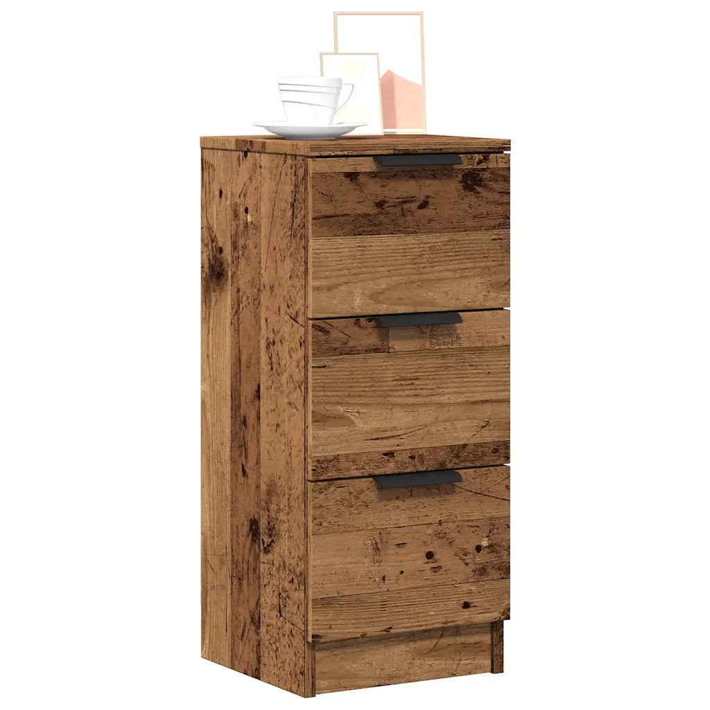 Credenze 2 pz Legno Antico 30x30x70 cm in Legno Multistrato 856956