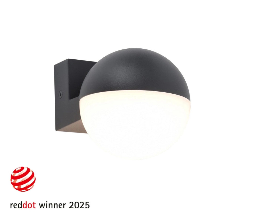 Applique esterna LOOMA LED 7,8W IP54 alluminio grigio