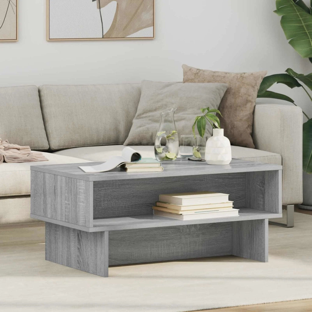 Tavolino da salotto | Tavolino da caff¨¨ | Tavolino da Soggiorno Grigio Sonoma 80 x 46 x 35 cm