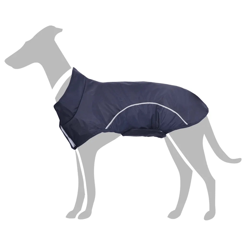 Impermeabile per Cani con Strisce Riflettenti Poliestere S CFW1054631