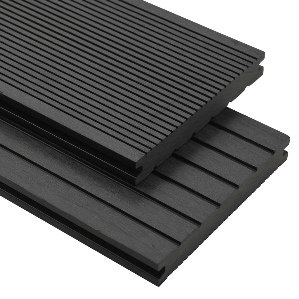 Pavimento da Deck 60 pcs Nero WPC 3444745